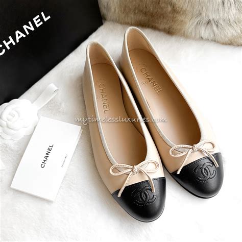 chanel ballerina flats price|chanel ballet flats beige.